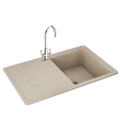 Carron Phoenix Debut 100 1 Bowl Inset Sink Coffee
