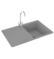 Carron Phoenix Debut 100 1 Bowl Inset Sink Stone Grey