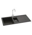Carron Phoenix Debut 150 1.5 Bowl Inset Sink Onyx