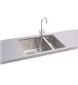 Carron Phoenix Deca 150 1.5 RHSB Bowl Sink Stainless Steel
