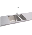 Carron Phoenix Deca 150 1.5 RHSB Bowl Sink Stainless Steel