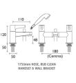 Design Utility Lever Bath Shower Mixer