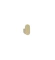 Round Robe Hook Brushed Brass