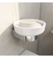 Round Soap Dish Chrome