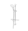 Economy Single Function Slide Bar Shower Kit