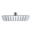 200mm Slimline Square Fixed Head