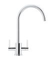 Franke Krios J Spout Low Pressure Kitchen Tap Chrome