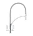 Franke Zelus Pull Out Nozzle Kitchen Tap Chrome with Spring Hose