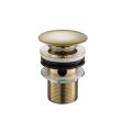 Grosvenor Slotted Basin Waste Antique Brass