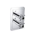 Grosvenor Black Pinch Thermostatic Shower Valve Chrome