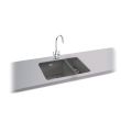 Carron Phoenix Haven 150-16 1.5 Bowl RHSB Sink Stone Grey