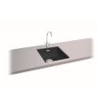 Carron Phoenix Haven 90 1 Bowl Undermount Sink Matt Black