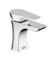 Hourglass Basin Mixer with Clicker Waste Chrome