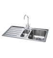 Carron Phoenix Ibis 150 1.5 Bowl LHD Inset Sink Stainless Steel