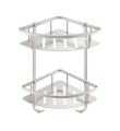 Inox Stainless Steel Shower Corner Twin Basket