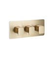 Hix 3 Lever 3 Way Shower Valve Brass