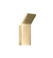 Hix Robe Hook Brass