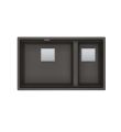 Franke Kubus 2 1.5 Bowl Undermount Sink Slate Grey