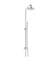 Levo Rigid Riser with 200mm Fixed Head and Diverter to Single Function Handset