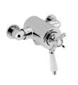 1901 Thermostatic Exposed Dual Control Shower Valve Bottom Outlet Chrome