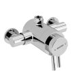 Prism Exposed Concentric Chrome Top Outlet Shower Valve