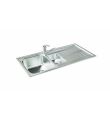 Carron Phoenix Rapid 150 1.5 Bowl Inset Sink Stainless Steel