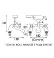 Regency Luxury Bath Shower Mixer Chrome
