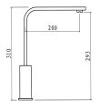 Sheratan Side Lever Sink Mixer Chrome Tech