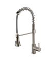 Triton Single Lever Monobloc Spring Spout Brushed Nickel