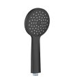 VOS Round Shower Handset Matt Black
