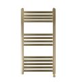 VOS 800x400 Electric Towel Rail Brushed Brass