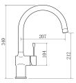 Zodiac U Spout Sink Mixer Tech