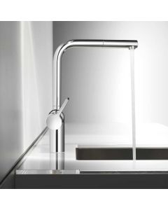 Livello Sink Mixer with Pull Out Spout Stainless Steel