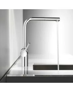 Livello Sink Mixer with Pull Out Spout Stainless Steel