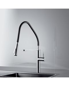 Ono Highflex Kitchen Swivel Spout Pre-Rinse Spray stainless steel 
