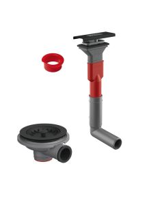 Franke Colourline Centro CNG Waste Set Matt Black