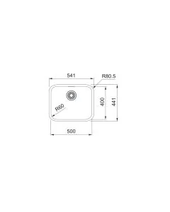 Franke Smart (SRX 110-50) 1 Bowl Sink Stainless Steel