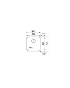 Franke Smart (SRX 110-40) 1 Bowl Sink Stainless Steel