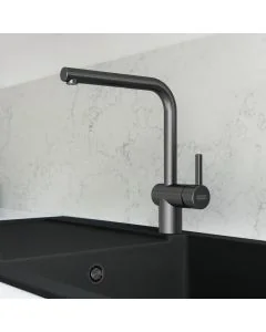 Franke Round Ceramic PVD o'flow BFK Anthracite