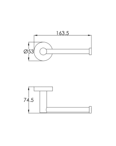 Florence Toilet Roll Holder Chrome