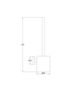 Florence Wall Mounted Toilet Brush Chrome
