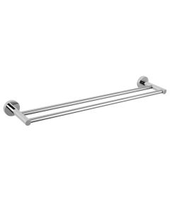 Florence Double Towel Rail Chrome