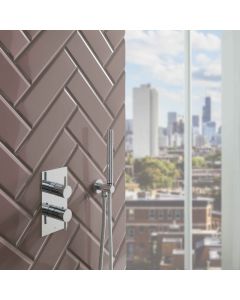 Florence Thermostatic Shower Chrome