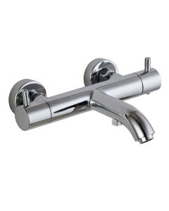 Florence Thermostatic Wall Bath Shower Mixer Chrome