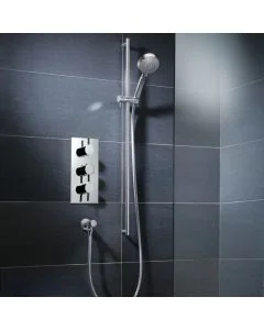 Florence Vertical 2-Way Thermostatic Shower Chrome