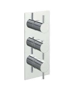 Florence Vertical 2-Way Thermostatic Shower Chrome