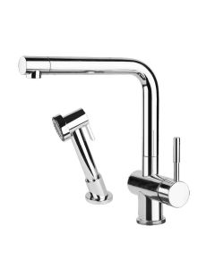 Oxygen Sink Mixer with Separate Pull Out Spray Chrome