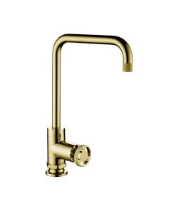 Henry Holt Industrial Single Lever Sink Mixer Brass
