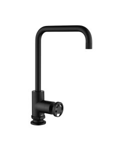 Henry Holt Industrial Single Lever Sink Mixer Matt Black