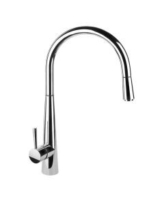 Just Kitchen Mixer Tap With Swivel Spout And Pull Out Spray Chrome